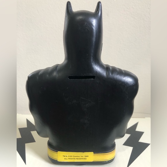 Vintage 1989 Michael Keaton BATMAN Plastic Bank - Picture 4 of 7